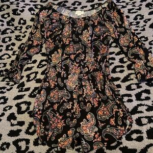 LA Hearts paisley long sleeve romper
